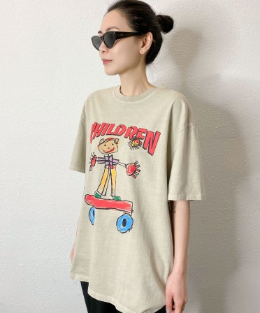 Kids Drawing Print Tee 250307